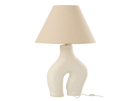 Luminária De Mesa De Design Bali Bliss 70 Cm Branco Jline