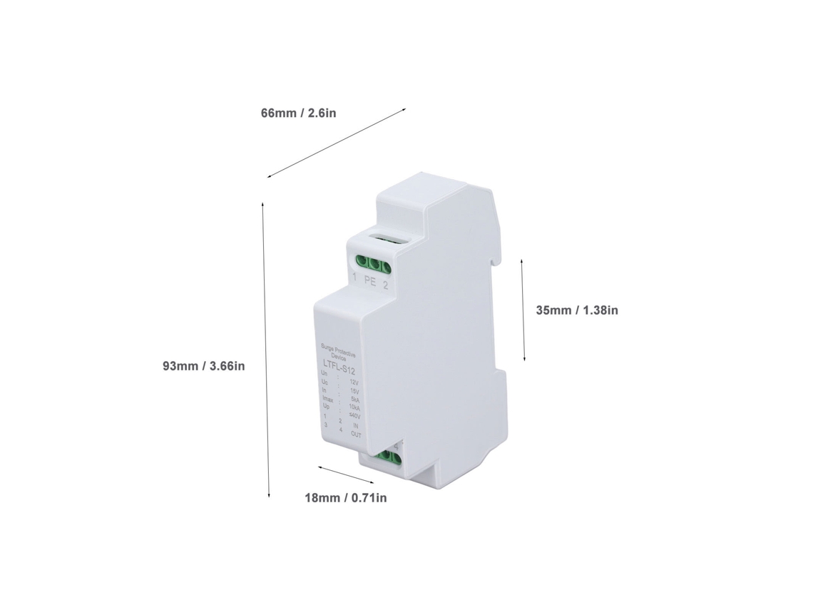 Dispositivo Protector De Surtos Tensão Com Rs485