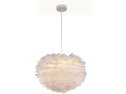 Luminária Pendente Elegante E Moderna Com Penas, Lustre Suave E Quente Com Imitação De Penas, Ampla Aplicação Em Quartos, Salas De Estar E Muito Mais