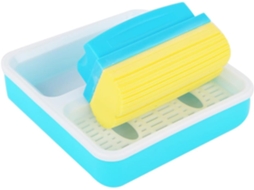 Apagador de Giz, Caixa Limpeza em Pvc, Fácil Transportar e Usar para Quadros Brancos, Acessório Prático. 18x17