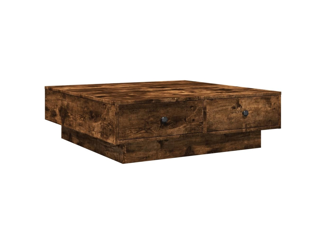 Coffee Table, Coffee Tables Vidaxl Marrom Madeira Processada (90 X 90 X 28 Cm)