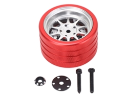 Volante De Controle Rc De Alumínio Para Flysky Nb4 Acessório De Substituição Prata Leve Antiderrapante
