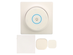 Aetheria chave de Luz Sem Fio Autoalimentada Controle Remoto Parede Impermeável com Receptor