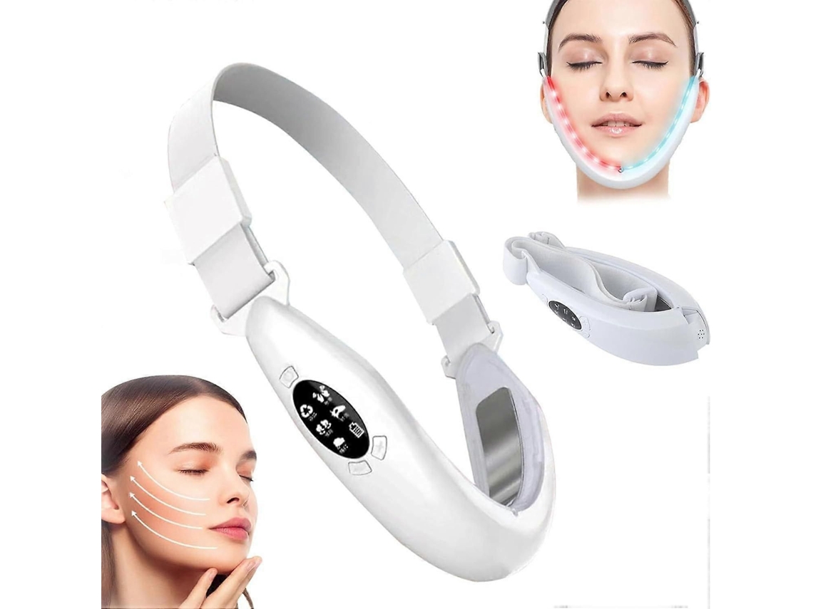 Massageador Facial Aparelho de Beleza em V, Mandíbula, Redutor Elétrico Papada e Lifting Alça GOKOCO