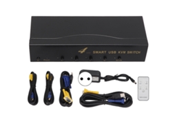 Switch Kvm Vga 4 em 1 LAXISCREED