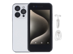 Mali smartphone Pequeno 3.5 Polegadas Dual Sim 4gb 64gb 2000mah Câmeras 5mp 8mp Desbloqueio Facial Android 10 Branco