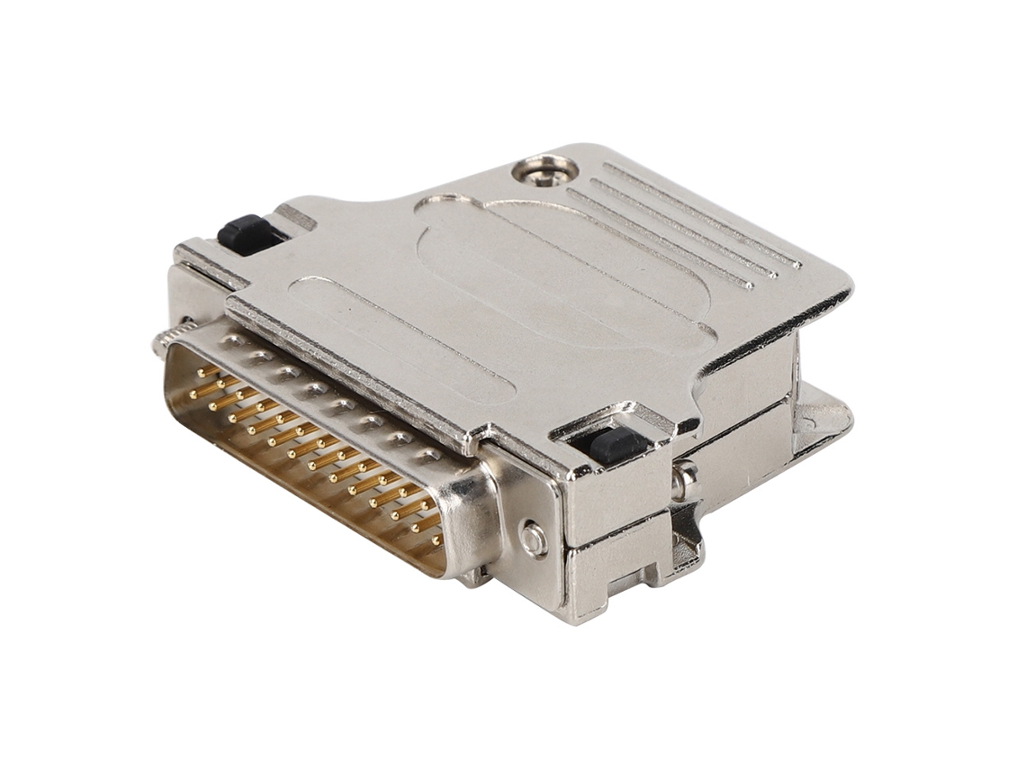 Laxiscreed Conector Db25p Fêmea 25 Pinos De Alta Frequência Em Montagem Metálica