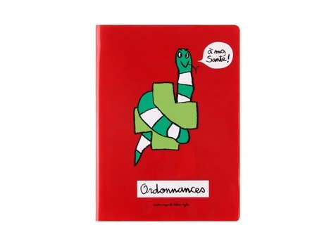 Bolsa de prescrição - Atrás da Porta - Minha saúde - 16x22cm - PVC - DLP