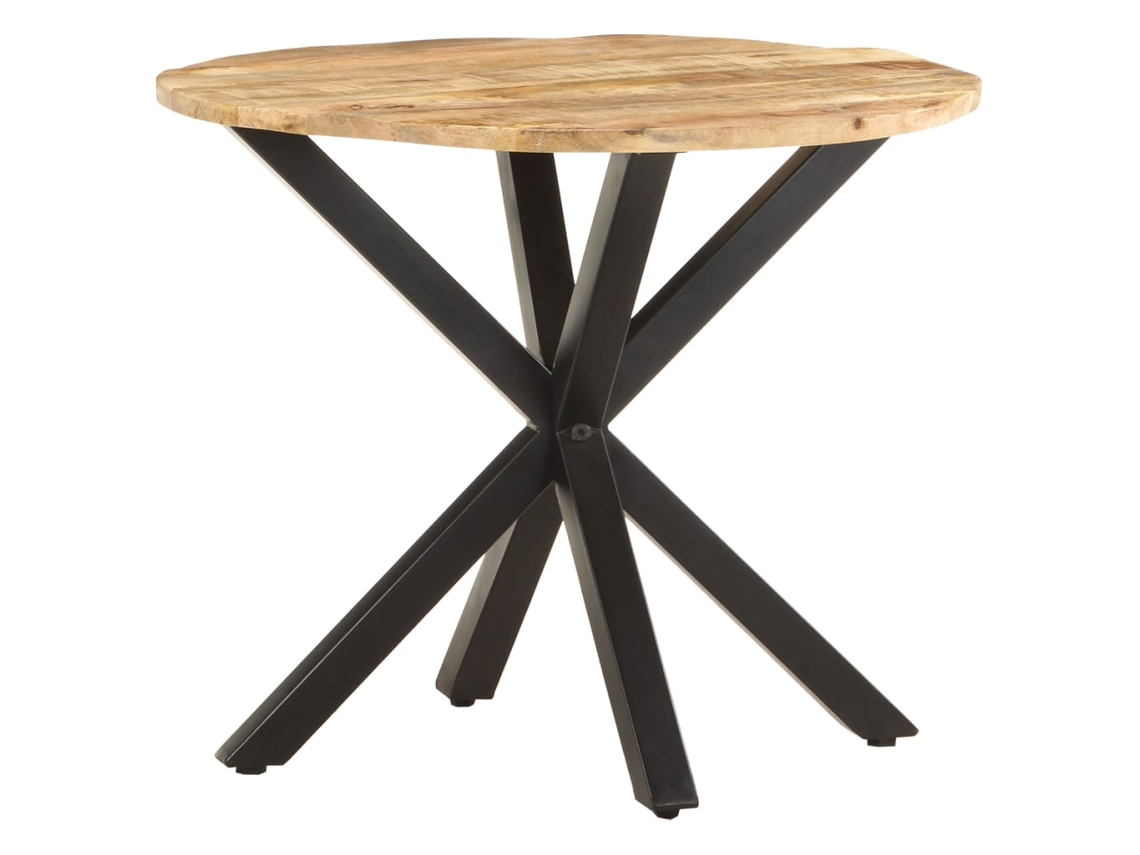 Vidaxl Mesa De Apoio 68x68x56 Cm Madeira De Mangueira Maciça