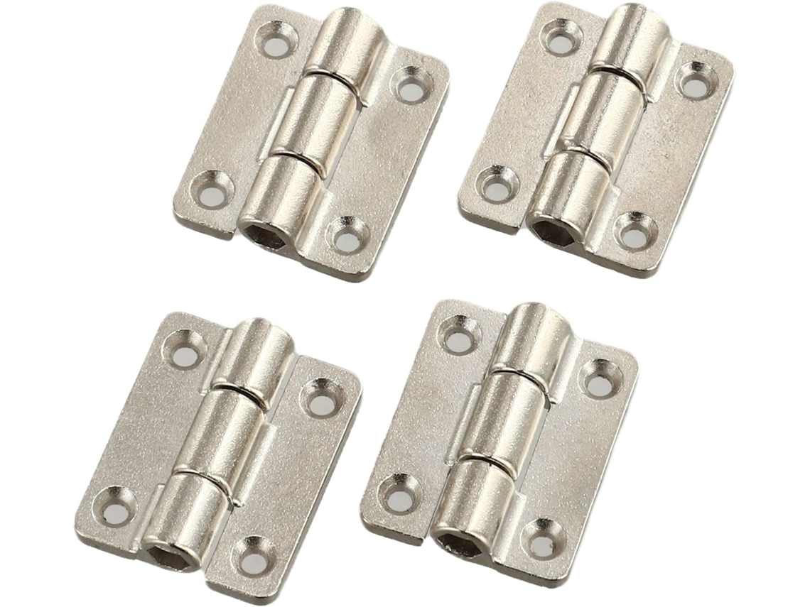 Conjunto De 4 Dobradiças Ajustáveis Com Amortecimento Torque E Parada Aleatória Para Portas Armários Equipamentos