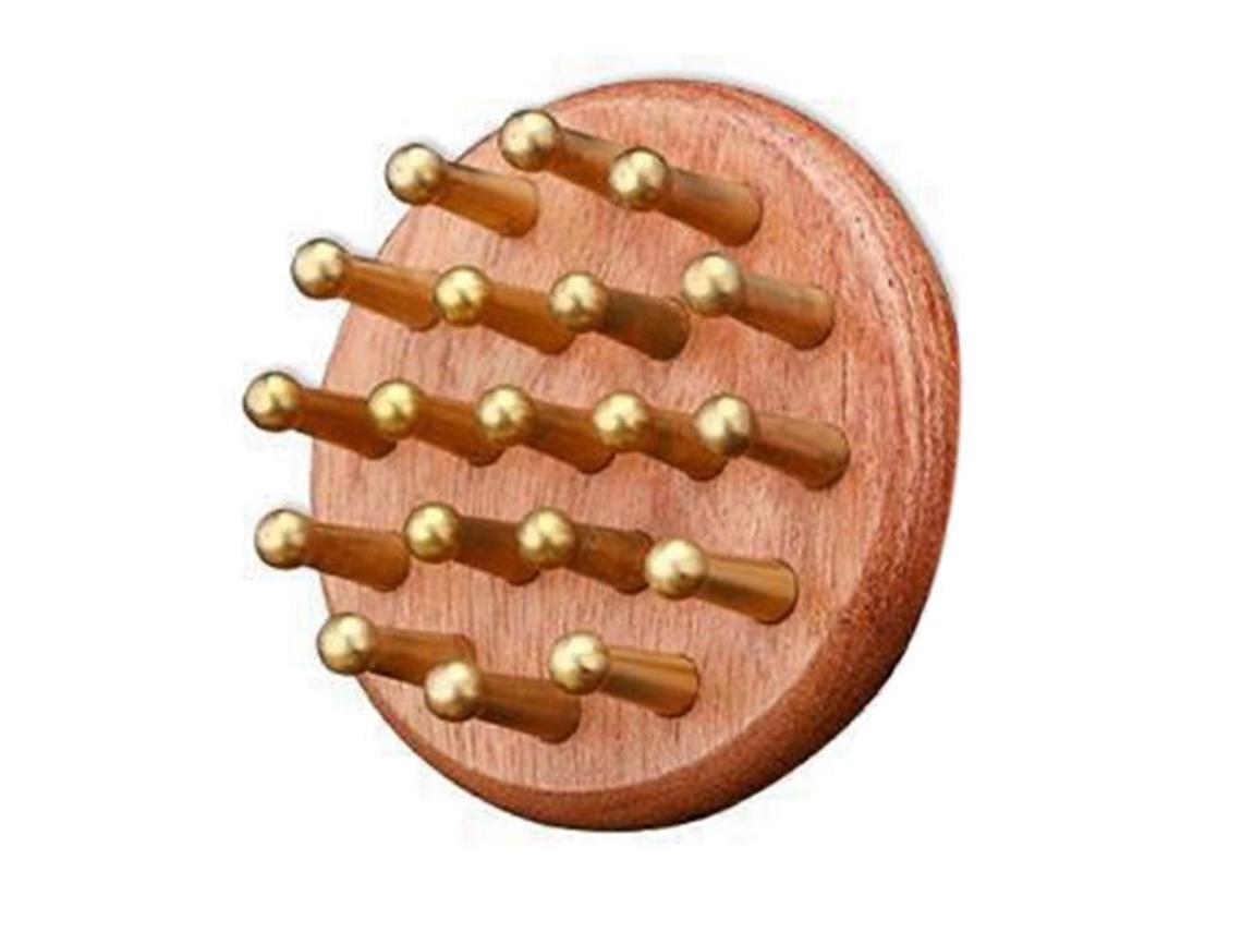Pente De Massagem Meridian Gua Sha Com Cabeça De Madeira Para Massagem Terapêutica, Massageador De Raspagem Para Circulação Sanguínea