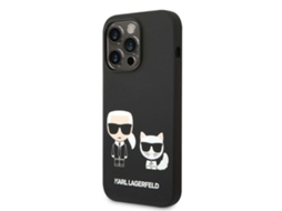 Capa para iPhone 14 Pro Max KARL LAGERFELD Silicone Rígida Preto