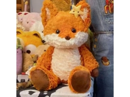 Raposa De Pelúcia Macia 35 Cm, 40 60 Bichinho Fofo Para Bebês E