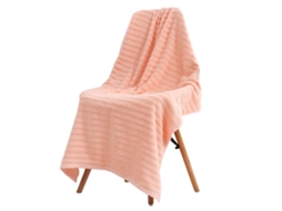 Conjunto de Toalha RNEMITERY Banho Espessas Absorventes Algodão Laranja - 3pcs (70x140cm)