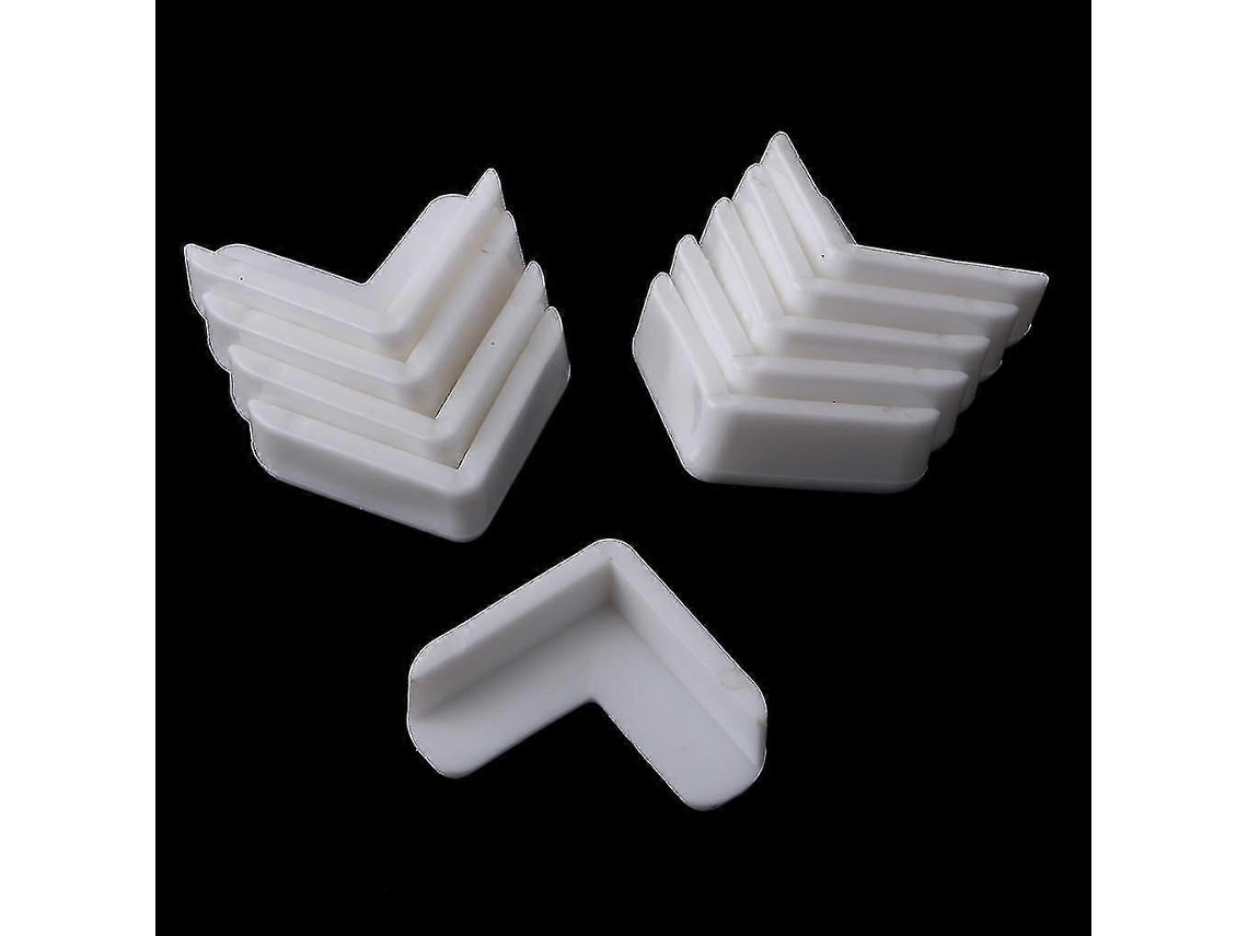 Protetores De Cantos E Bordas Para Móveis, Pacote Com 10 Unidades Branco Aquaforge