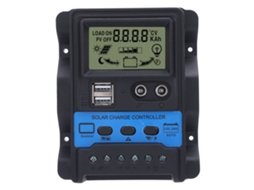 Controlador de Carga Solar PWM 12V/24V 80A com USB Primerox