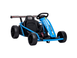 Gokart, Kart Elétrico Infantil, 2 Motores de 24v, Modo Drift, 13 Km/h, 119 X 77 X 54 Cm, Azul PROFESIA BOYANG