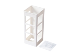 Suporte de Prancha de Cabelo Parede Organizador Branco