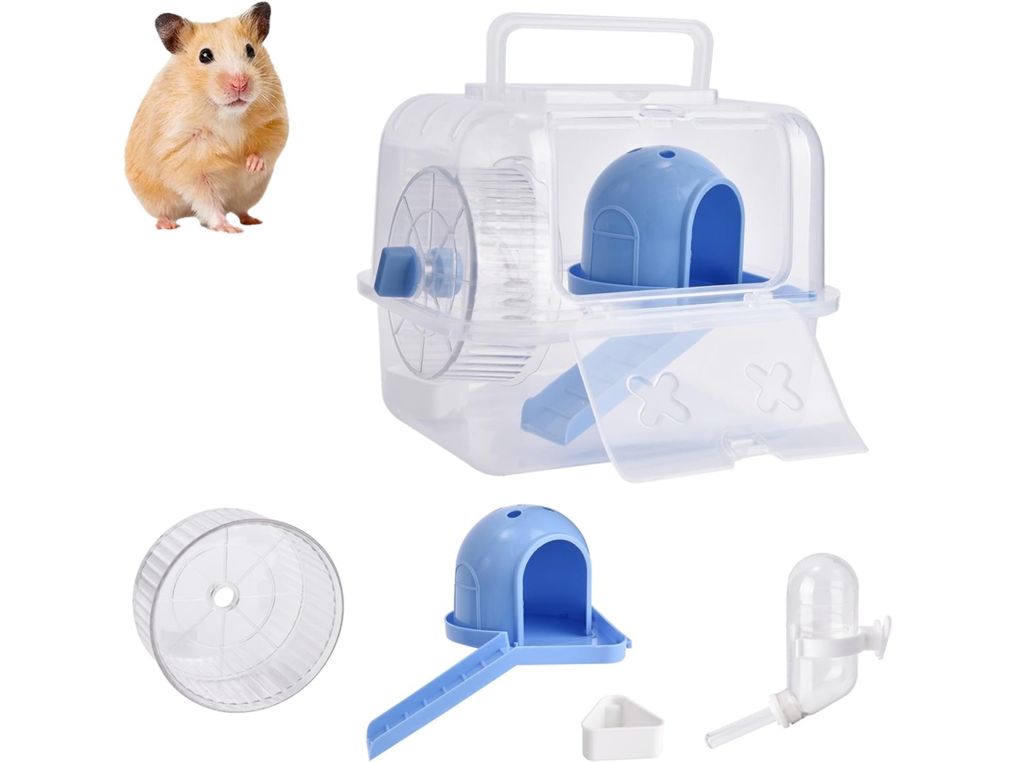 Gaiola Transporte Hamster Pequenos Animais Portátil