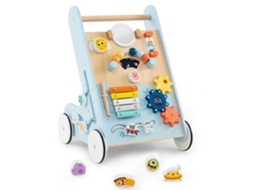 Carrinho De Bebê Temático Espacial 8 Em 1 Da Costway Com Espelho, Bolas E Xilofone, Rodas, 1 Ano Ou Mais, Brinquedo Montessori, A Aquaforge