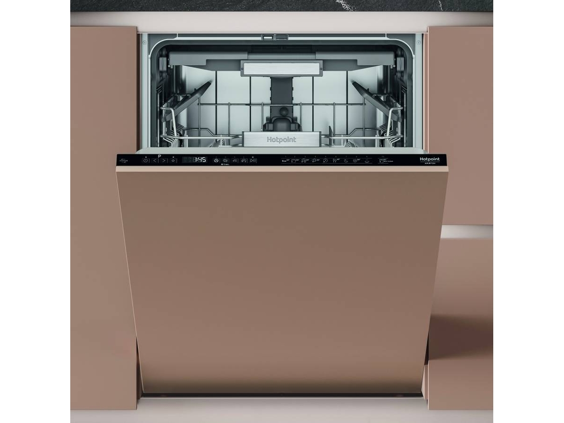 Máquina de Lavar Loiça Encastre HOTPOINT H7I HP40 L (15 Conjuntos - 59,8 cm - Painel Preto)