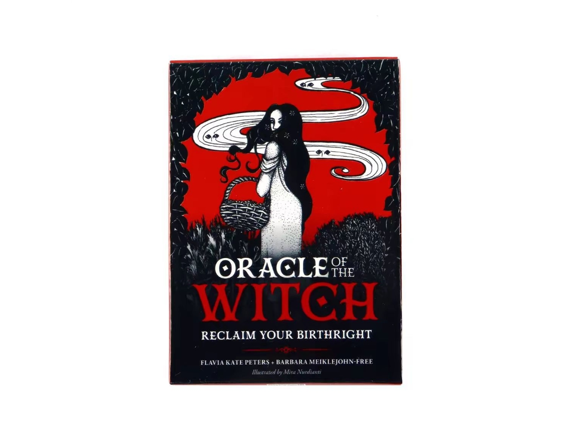 Novo Jogo De Cartas Oráculo Da Bruxa - 44 Cartas De Oráculo, Medindo 10,4 Cm X 7,3 Cm