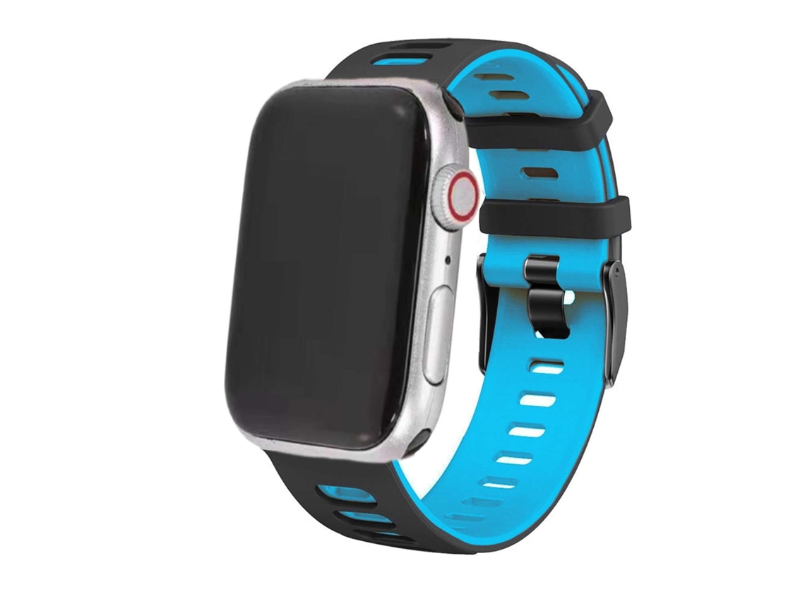 Bracelete Pioneer para Apple Watch Series 3 42Mm Preto e Azul Claro
