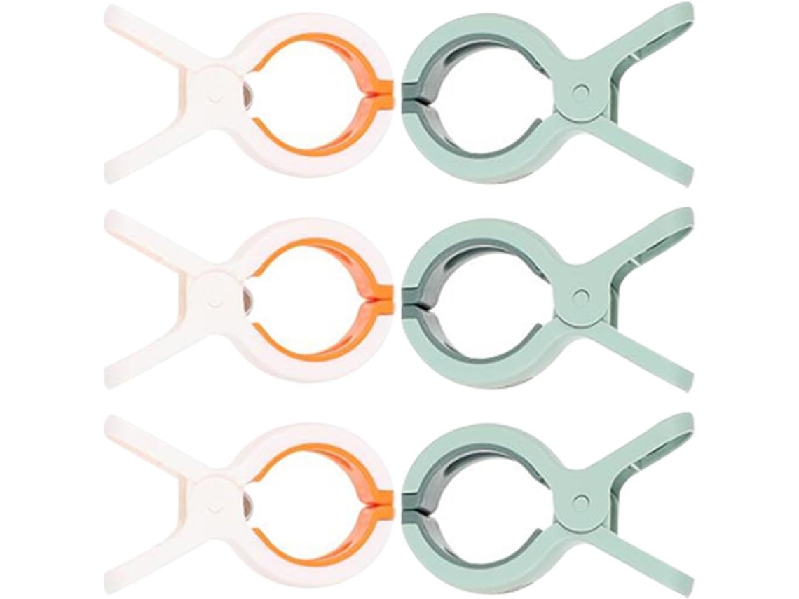 Stobok Clips Antiderrapantes Para Toalha De Praia Em Pp, Conjunto Com 6 Peças, Suporte Para Toalha De Praia Ideal Festas