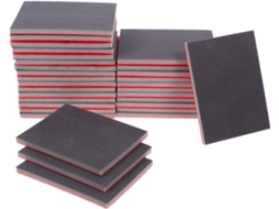 Conjunto de 32 Esponjas Abrasivas de Grão Ultrafino para Lixamento a Seco e Úmido, Blocos de Espuma para Drywall. SFUSHOS
