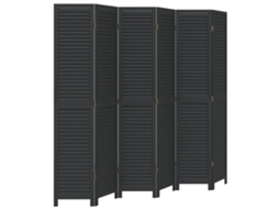 Room Divider, Room Dividers Vidaxl Preto Madeira (40 X 200 Cm)