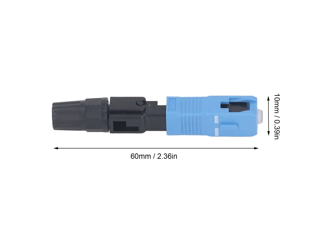 Kit Conector Óptico Fibras Sc Upc Telecom 100pçs