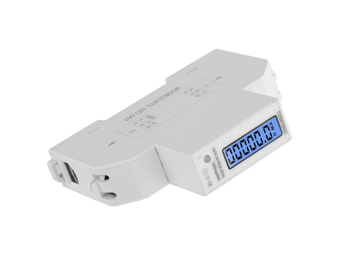 Hkj contador de Energía Monofásico Din Rail Con Pantalla Lcd Digital de Consumo Eléctrico Ddm18sd