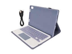 Capa Com Teclado Desmontável E Touchpad Para Tablet Tab P11 Plus 2021 P11 2020 Roxa