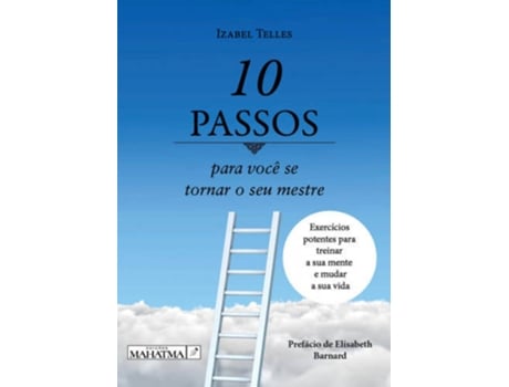 Livro 10 Passos Para Você se Tornar o Seu Mestre de Izabel Telles (Português)