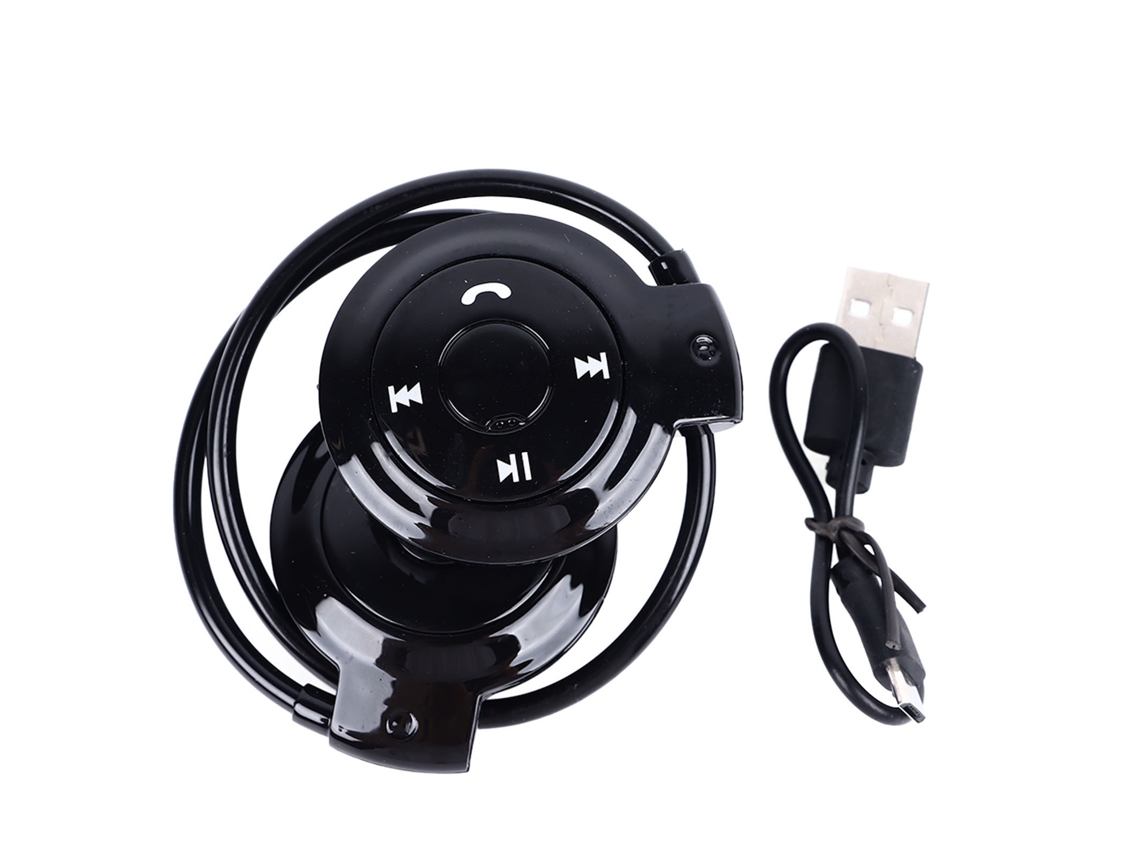 Aetheria fone de Ouvido Bluetooth Hifi Foldável Sem Fio para Corrida Esportes Preto