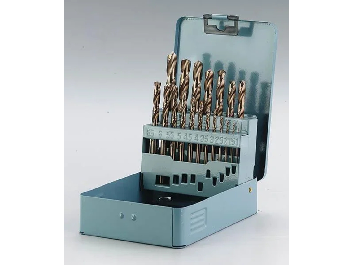 Conjunto De Brocas Hss Cobalto 19 Peças