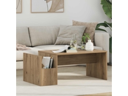 Vidaxl Mesa De Centro Carvalho Artesanal 90 X 45 X 35 Cm