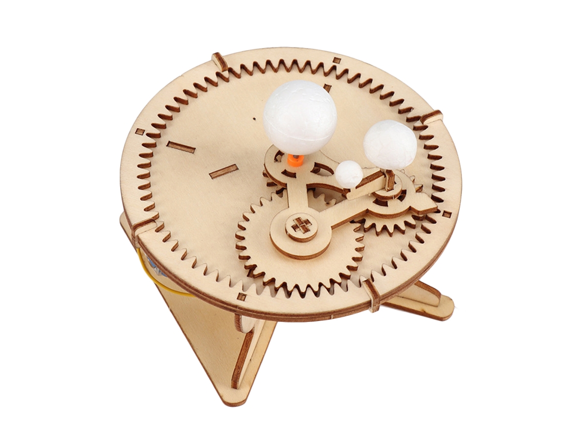 Brinquedo Educativo Diy Modelo Terra Lua Sol Conjunto Kit Ciência Geografia Para Crianças