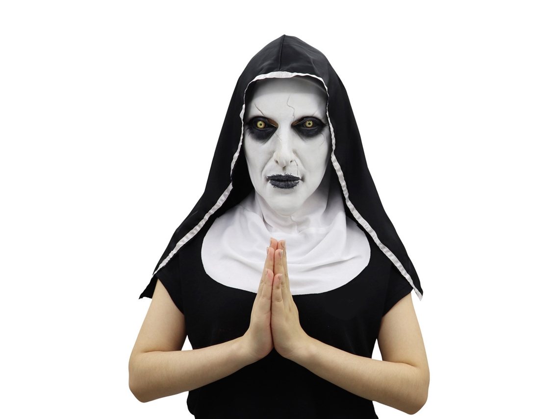 Máscara de mulher fantasma de The Conjuring 2, com luz sobrenatural, Halloween LAXISCREED