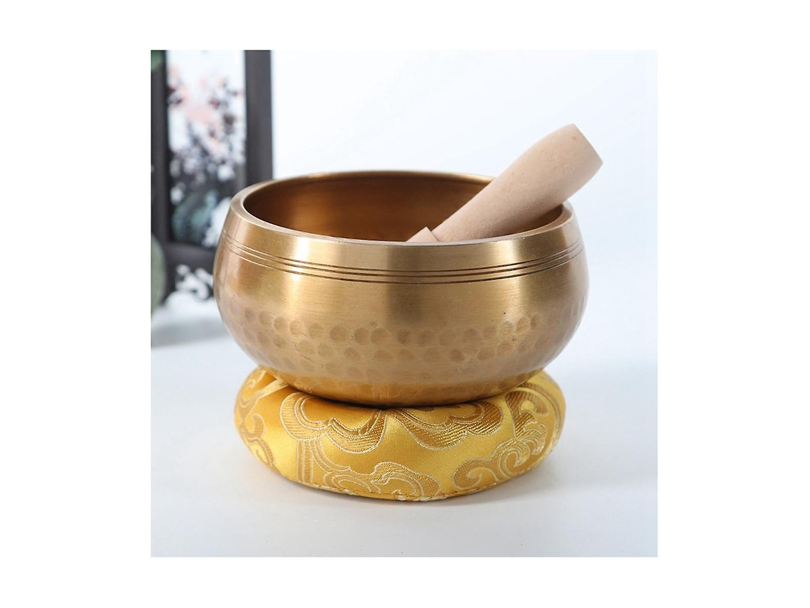 Conjunto De Tigelas Tibetanas Cantantes, Almofada Com Tigela Sonora Para Meditação, Yoga, Cura Dos Chakras (8,4 Cm)-aquaforge