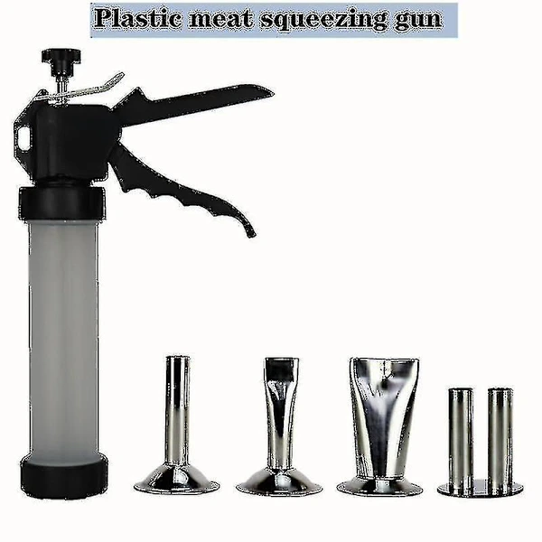 Pistola Para Fazer Carne Seca Com 4 Bicos Em Aço Inoxidável Hwy