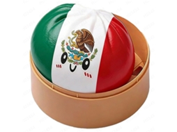 Almofada Bandeira México, peluche anti stress, decorativa, colecionável, STELASPLEN