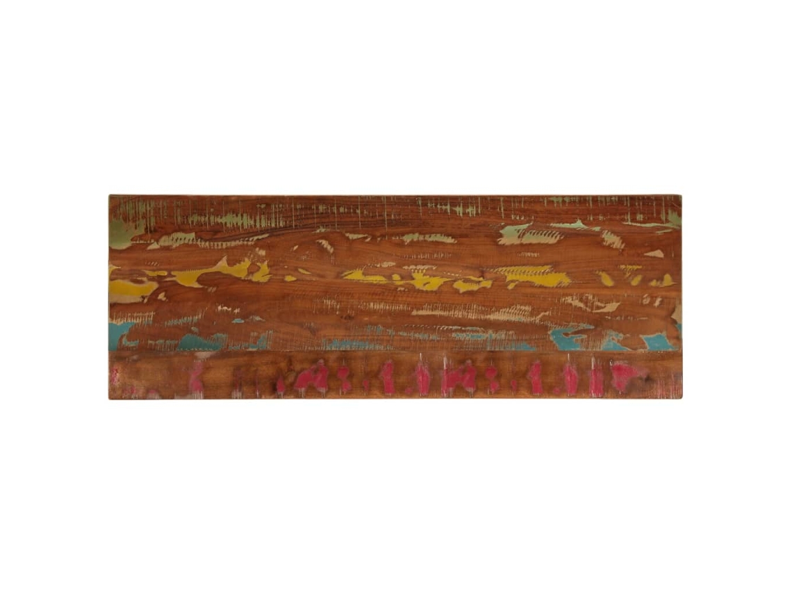 Vidaxl Tampo De Mesa Retangular 140x50x2,5cm Madeira Recuperada Maciça