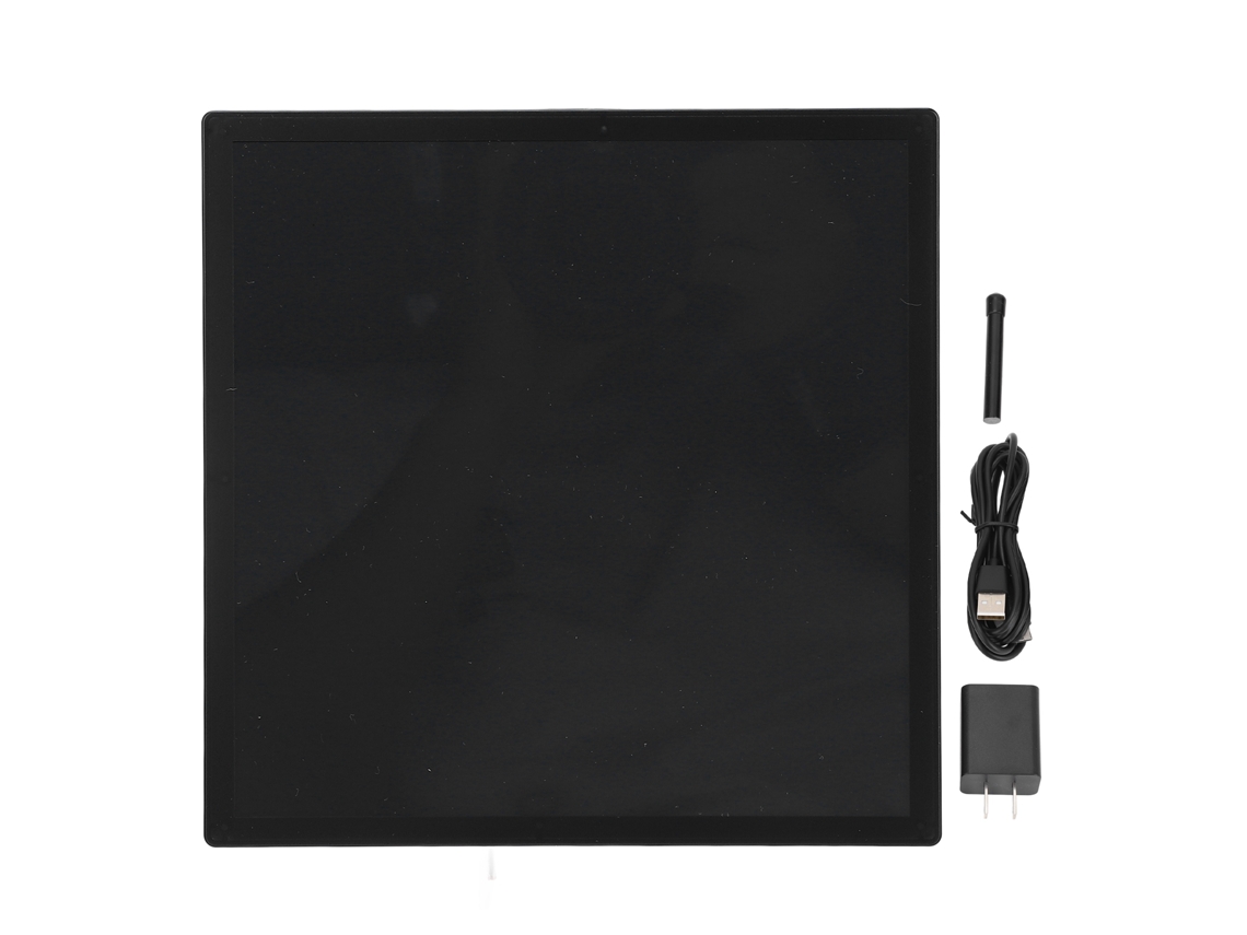 Tela LED matriz 32x32 pontos multicolor programável com controle app relógio digital decoração mesa parede EUA