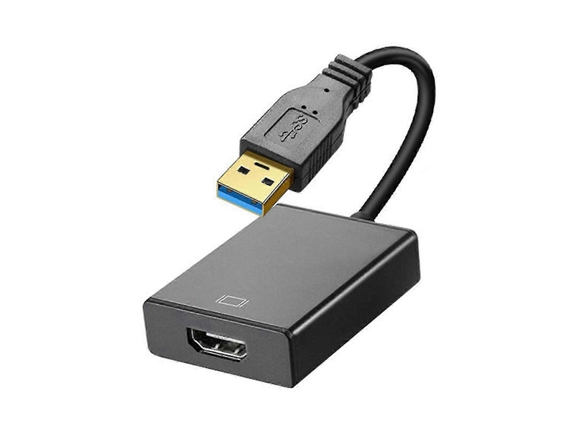 Adaptador Usb Para Compatível Com Usb 3.0/2.0, Compatível Com Usb 3.0/2.0, Vídeo Hd 1080p Com Suporte Para Múltiplos Monitores E Áudio. Hengjian