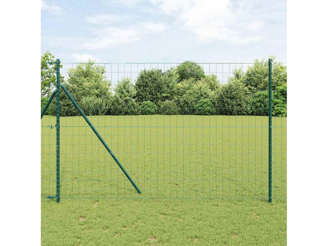 Vidaxl Fixação De Solo Para Cercas Euro 10 X 1,6 M Verde Malha