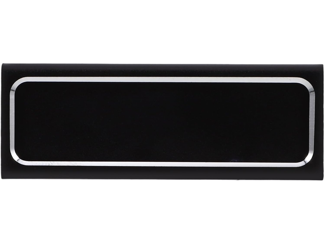 Placa De Exibição Preços Em Liga Alumínio Preto, Design Multifuncional Para Exibição Em Mesas De Hotéis E Lojas