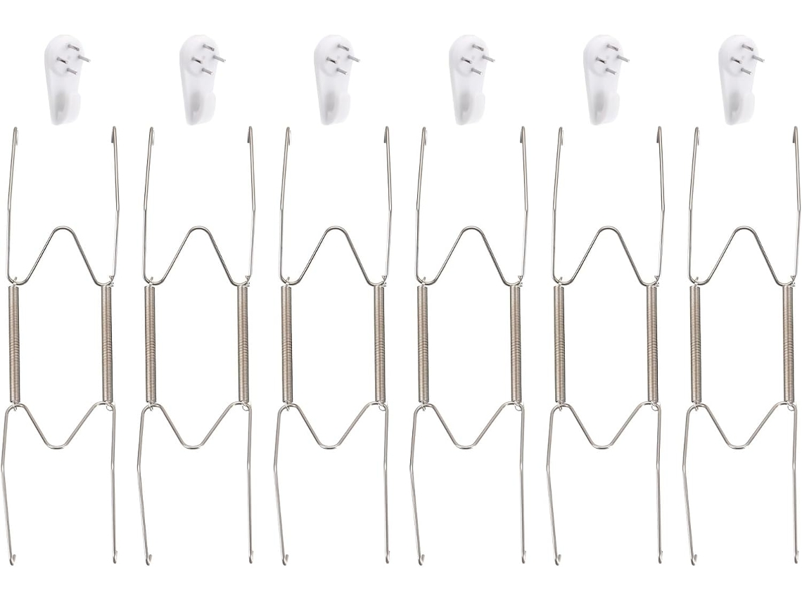 Conjunto de 6 suportes para pratos em aço inoxidável, 25cm CHABERLU