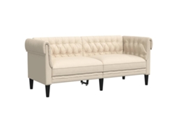 Chesterfield Sofa, Chesterfield Sofas Vidaxl Creme Tecido (n/a)
