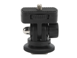 Cabeça de bola para monitor ajustável em 180 graus, mini monitor com sapata fria e interface de parafuso de 1/4" LAXISCREED